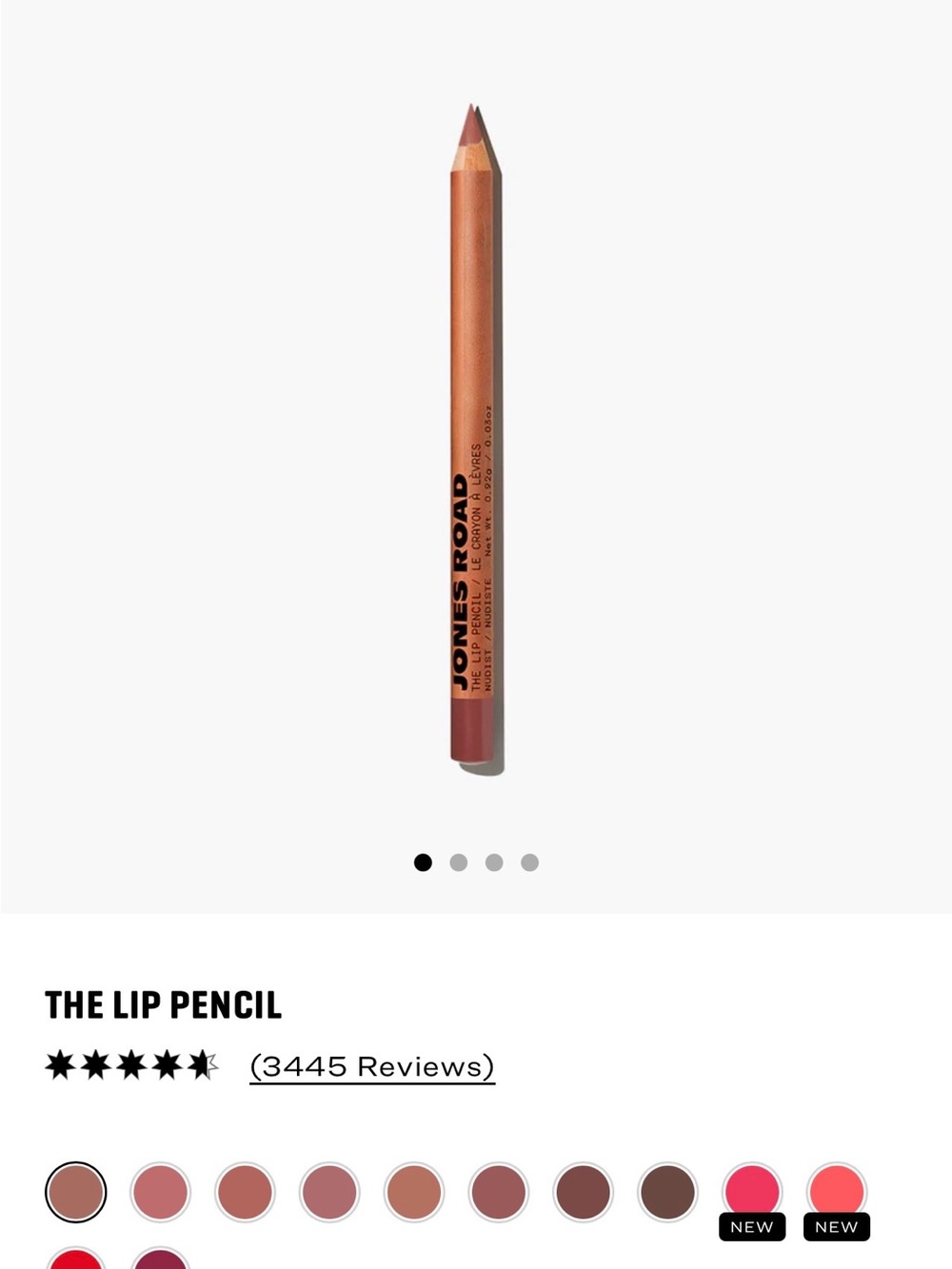 Jones Road Lip Pencil - Nudist - New in Box - Picture 2 of 5